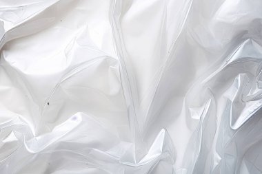 Şeffaf selofan plastik folyo dokusunun işlenmiş kolajı. Pankart, arkaplan veya 3B haritalama için doku