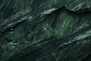 Gündüz vakti zarif yeşil mermer dokusunun işlenmiş kolajı. Pankart, arkaplan veya 3B haritalama için doku