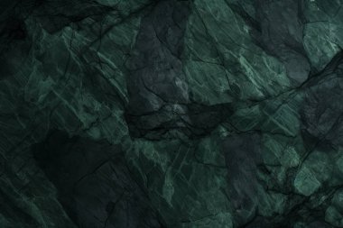İşlenmiş kolaj, koyu yeşil parlak mermer dokular. Pankart, arkaplan veya 3B haritalama için doku