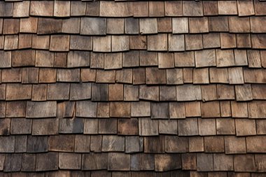 Kırsal ahır çatı kiremitleri yüzey dokusunun işlenmiş kolajı. Pankart, arkaplan veya 3B haritalama için doku