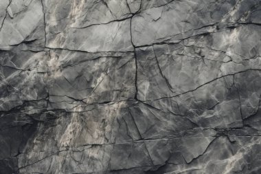 Gri kayalık kaya yüzey dokusunun işlenmiş kolajı. Pankart, arkaplan veya 3B haritalama için doku