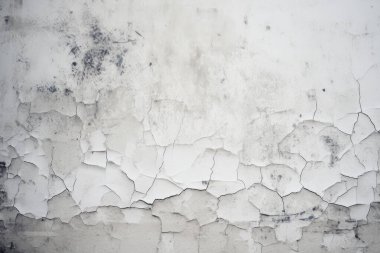 Çatlak yüzey dokusunun işlenmiş kolajı. Pankart, arkaplan veya 3B haritalama için doku