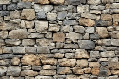 Antik taş işçiliği yüzey dokusunun işlenmiş kolajı. Pankart, arkaplan veya 3B haritalama için doku