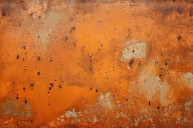 Eski paslı metal duvar yüzey dokusunun işlenmiş kolajı. Pankart, arkaplan veya 3B haritalama için doku