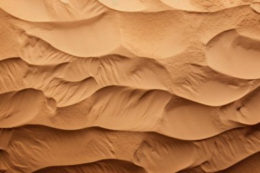 Çöl kumlarının işlenmiş kolajı yüzey dokusu. Pankart, arkaplan veya 3B haritalama için doku