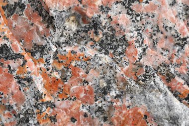 Doğal kaba granit desenli fotoğraf. Yakın çekim. Arkaplan veya haritalama için arkaplan dokusu