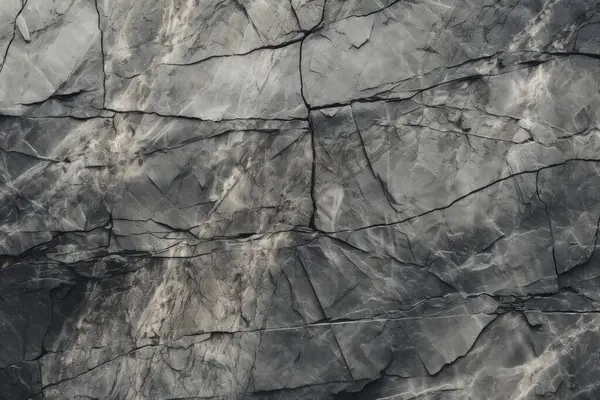 Gri kayalık kaya yüzey dokusunun işlenmiş kolajı. Pankart, arkaplan veya 3B haritalama için doku