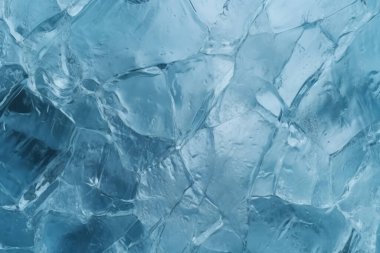 Kalın buz dokusundan oluşan işlenmiş kolaj. Pankart, arkaplan veya 3B haritalama için doku