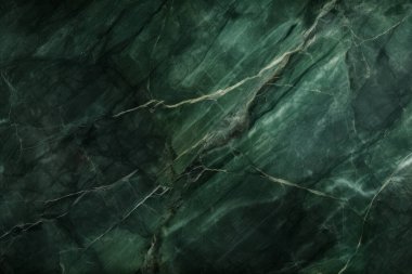 İşlenmiş kolaj, koyu yeşil parlak mermer dokular. Pankart, arkaplan veya 3B haritalama için doku
