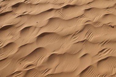 Çöl kumlarının işlenmiş kolajı yüzey dokusu. Pankart, arkaplan veya 3B haritalama için doku