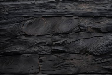 Tüten ahşap yüzey dokusunun işlenmiş kolajı. Pankart, arkaplan veya 3B haritalama için doku