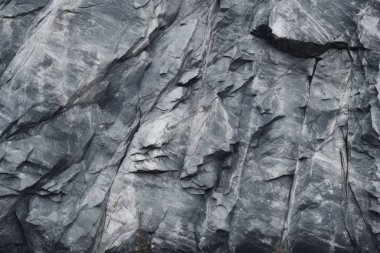 Gri kayalık kaya yüzey dokusunun işlenmiş kolajı. Pankart, arkaplan veya 3B haritalama için doku