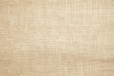 Eski sarı tuval kumaş dokusunun işlenmiş kolajı. Pankart, arkaplan veya 3B haritalama için doku