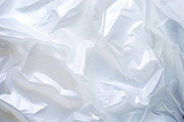 Şeffaf selofan plastik folyo dokusunun işlenmiş kolajı. Pankart, arkaplan veya 3B haritalama için doku