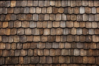 Kırsal ahır çatı kiremitleri yüzey dokusunun işlenmiş kolajı. Pankart, arkaplan veya 3B haritalama için doku