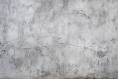 Gri çatlamış duvar dokusunun işlenmiş kolajı. Pankart, arkaplan veya 3B haritalama için doku