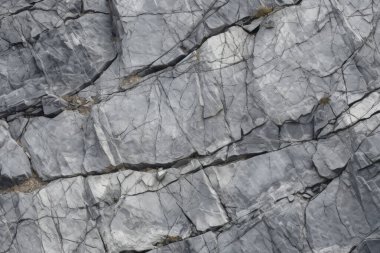 Gri kayalık kaya yüzey dokusunun işlenmiş kolajı. Pankart, arkaplan veya 3B haritalama için doku