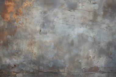 Gündüz vakti paslı metal yaprak dokusunun işlenmiş kolajı. Pankart, arkaplan veya 3B haritalama için doku