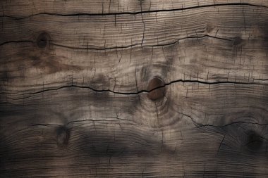 Eskimiş kahverengi ahşap malzeme dokusunun işlenmiş kolajı. Pankart, arkaplan veya 3B haritalama için doku