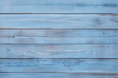 Açık mavi ahşap arkaplan dokusunun işlenmiş kolajı. Pankart, arkaplan veya 3B haritalama için doku