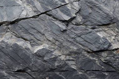 Dağ kayalığı kaya yüzey dokusunun işlenmiş kolajı. Pankart, arkaplan veya 3B haritalama için doku