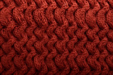 İşlenmiş örgü örgüleri, pamuk iplik dokusu kolajı. Pankart, arkaplan veya 3B haritalama için doku