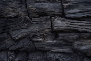 Tüten ahşap yüzey dokusunun işlenmiş kolajı. Pankart, arkaplan veya 3B haritalama için doku