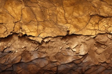 Turuncu kanyon toprak malzeme dokusunun işlenmiş kolajı. Pankart, arkaplan veya 3B haritalama için doku