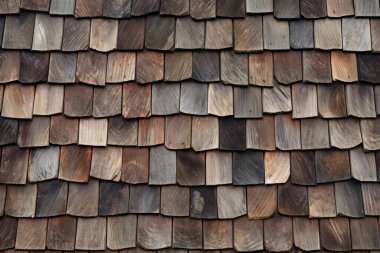 Kırsal ahır çatı kiremitleri yüzey dokusunun işlenmiş kolajı. Pankart, arkaplan veya 3B haritalama için doku