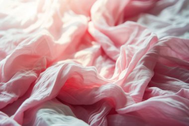 Arkaplanı kapatmak için dokunun işlenmiş şifon kumaş pembe rengi