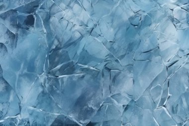 Kalın buz dokusundan oluşan işlenmiş kolaj. Pankart, arkaplan veya 3B haritalama için doku
