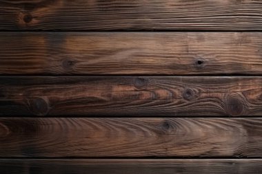 Eski koyu kahverengi ahşap döşeme dokusundan işlenmiş kolaj. Pankart, arkaplan veya 3B haritalama için doku