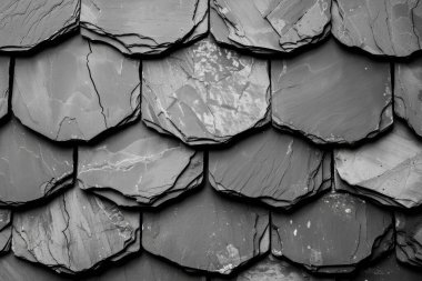 Siyah tahta çatının ya da duvar deseninin fotoğrafı. Arkaplan veya haritalama için arkaplan dokusu