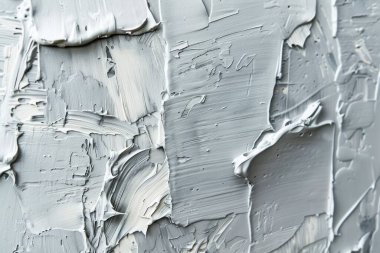 Düz yüzeydeki birçok akrilik yağlı boya lekelerinin fotoğrafı. Arkaplan veya haritalama için arkaplan dokusu