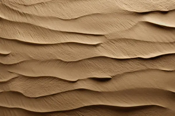 Çöl kumlarının işlenmiş kolajı yüzey dokusu. Pankart, arkaplan veya 3B haritalama için doku