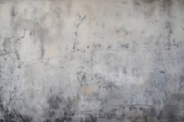 Gri çatlamış duvar dokusunun işlenmiş kolajı. Pankart, arkaplan veya 3B haritalama için doku