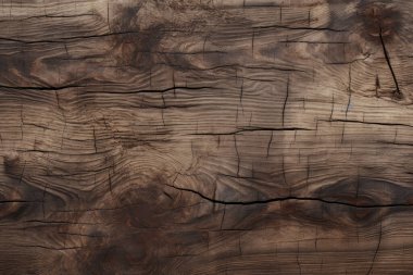 Eskimiş kahverengi ahşap malzeme dokusunun işlenmiş kolajı. Pankart, arkaplan veya 3B haritalama için doku