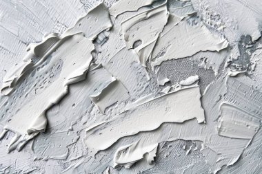 Düz yüzeydeki birçok akrilik yağlı boya lekelerinin fotoğrafı. Arkaplan veya haritalama için arkaplan dokusu