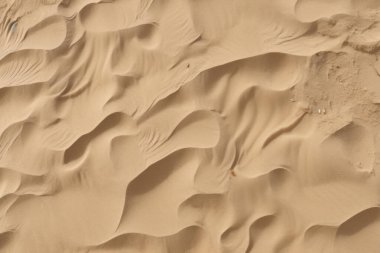 Çöl kumlarının işlenmiş kolajı yüzey dokusu. Pankart, arkaplan veya 3B haritalama için doku