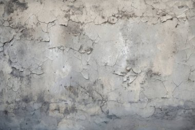 Görünür çatlak dokusuna sahip eski bir duvar kolajı. Pankart, arkaplan veya 3B haritalama için doku