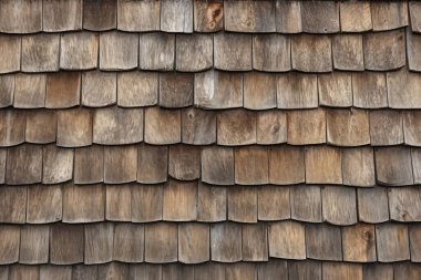 Kırsal ahır çatı kiremitleri yüzey dokusunun işlenmiş kolajı. Pankart, arkaplan veya 3B haritalama için doku