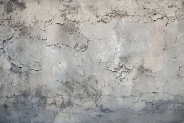 Görünür çatlak dokusuna sahip eski bir duvar kolajı. Pankart, arkaplan veya 3B haritalama için doku