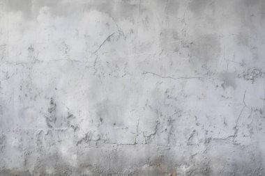Gri çatlamış duvar dokusunun işlenmiş kolajı. Pankart, arkaplan veya 3B haritalama için doku