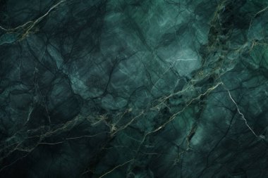 İşlenmiş kolaj, koyu yeşil parlak mermer dokular. Pankart, arkaplan veya 3B haritalama için doku