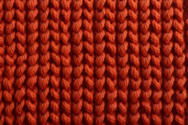 İşlenmiş örgü örgüleri, pamuk iplik dokusu kolajı. Pankart, arkaplan veya 3B haritalama için doku