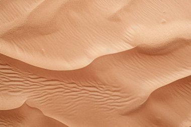 Çöl kumlarının işlenmiş kolajı yüzey dokusu. Pankart, arkaplan veya 3B haritalama için doku