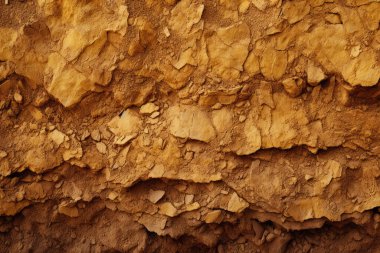 Turuncu kanyon toprak malzeme dokusunun işlenmiş kolajı. Pankart, arkaplan veya 3B haritalama için doku