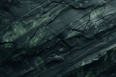 Gündüz vakti zarif yeşil mermer dokusunun işlenmiş kolajı. Pankart, arkaplan veya 3B haritalama için doku