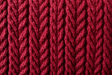 İşlenmiş örgü örgüleri, pamuk iplik dokusu kolajı. Pankart, arkaplan veya 3B haritalama için doku