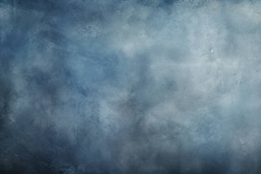 İşlenmiş koyu mavi alçı malzeme dokusu kolajı. Pankart, arkaplan veya 3B haritalama için doku